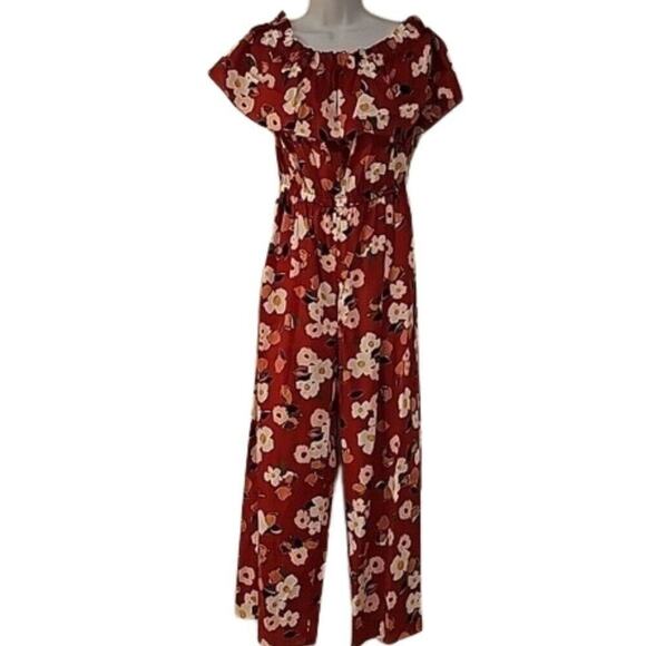 Kate Spade | Red Botanical Garden Jumpsuit w/ Pockets *OUT OF STOCK* | X-Small - Picture 10 of 13
